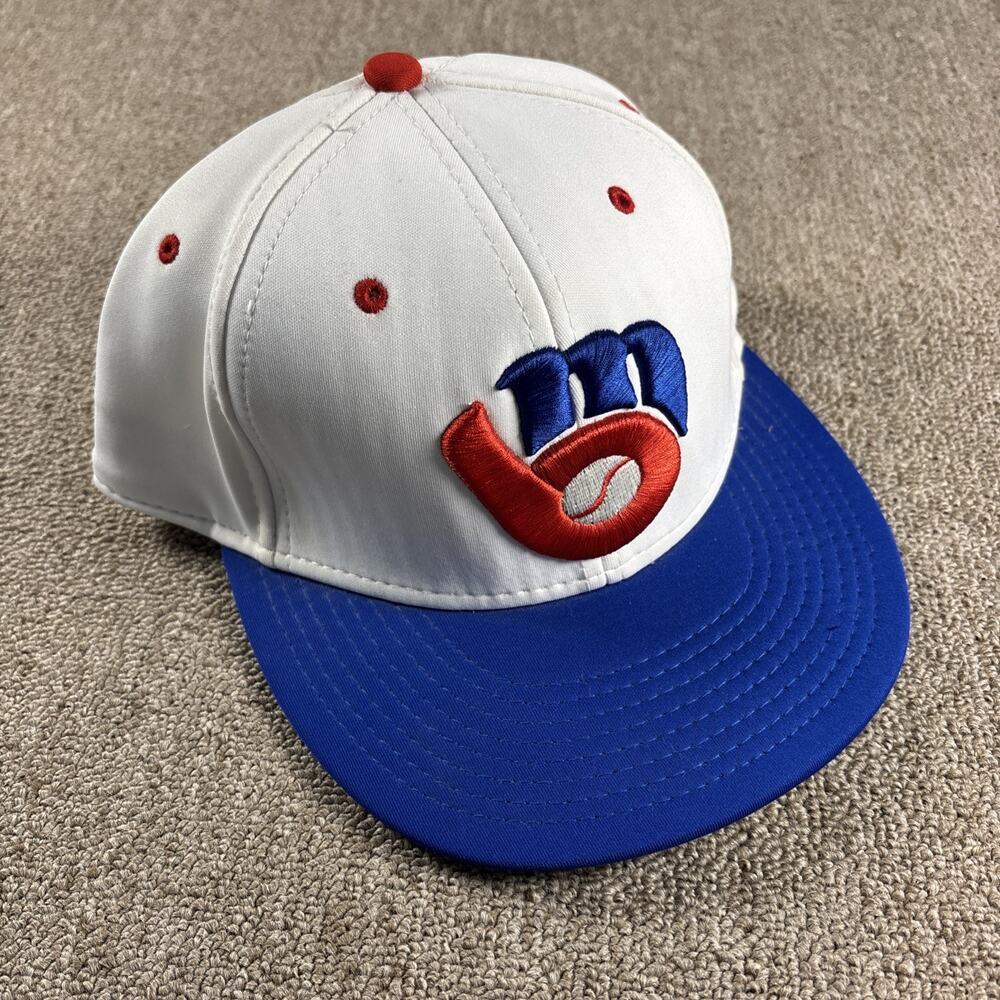 Milwaukee Brewers AAA Team Lions Fitted Hat 7 3/8 Clean